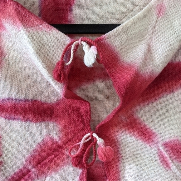NWOT Arrte Seda Tie Dye Star Ikat Shawl Scarf - Picture 2 of 7